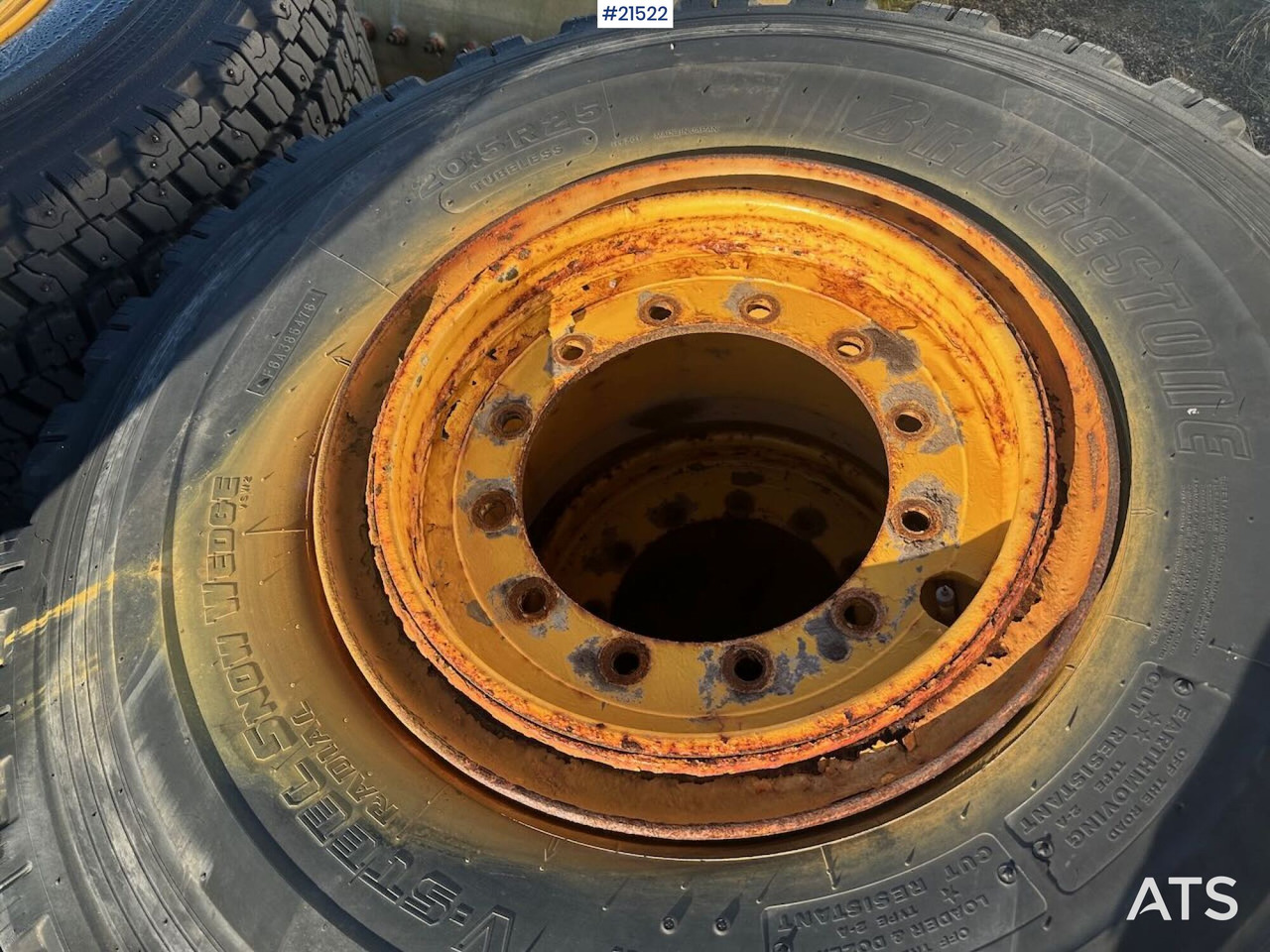 Cho thuê Bridgestone hjullaster dekk til Volvo L110 Bridgestone hjullaster dekk til Volvo L110: hình 8