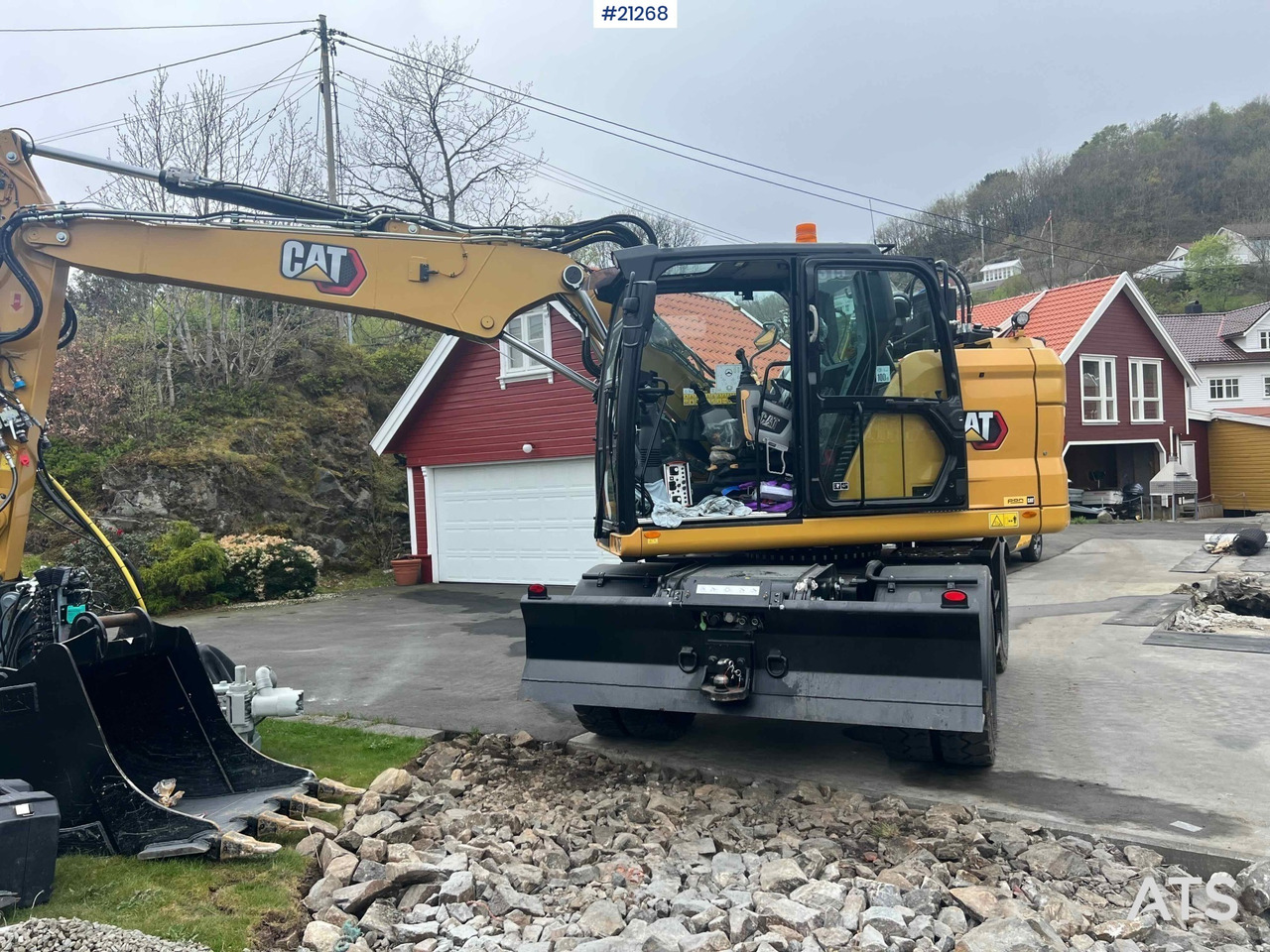 CAT M315 - Máy xúc bánh lốp: hình 1 CAT M315 - Máy xúc bánh lốp: hình 1