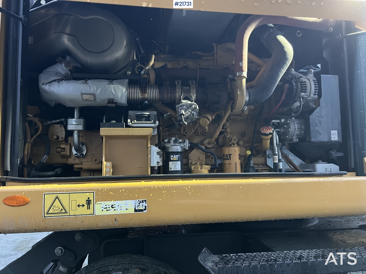 Máy xúc bánh lốp CAT M318F Hjulmaskin m/ oilquick og tannskuffe: hình 14 Máy xúc bánh lốp CAT M318F Hjulmaskin m/ oilquick og tannskuffe: hình 14