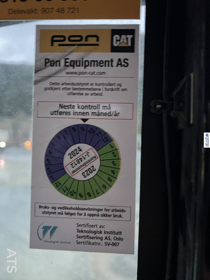 Máy xúc bánh lốp CAT M318F Hjulmaskin m/ oilquick og tannskuffe: hình 41 Máy xúc bánh lốp CAT M318F Hjulmaskin m/ oilquick og tannskuffe: hình 41