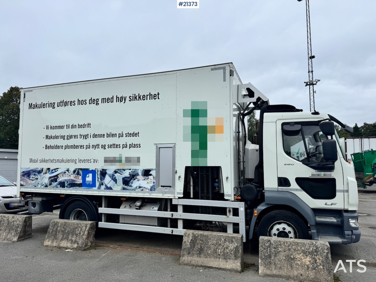 DAF LF 260 Makuleringsbil. 37 000 km! Må Sees! - Máy nghiền rác, Xe tải: hình 5 DAF LF 260 Makuleringsbil. 37 000 km! Må Sees! - Máy nghiền rác, Xe tải: hình 5