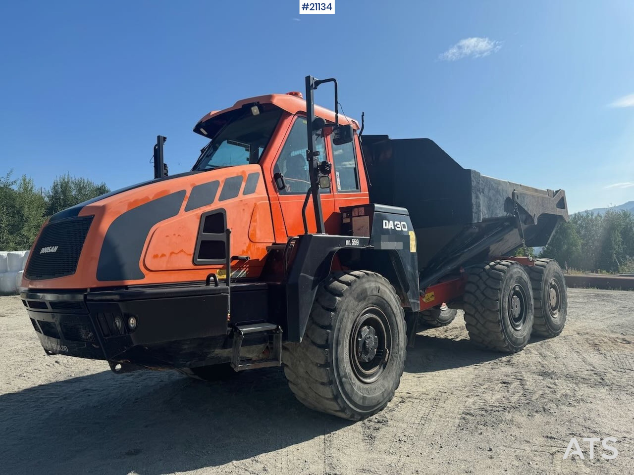Doosan DA 30 Dumper - Xe ben đổ có khớp nối: hình 1 Doosan DA 30 Dumper - Xe ben đổ có khớp nối: hình 1
