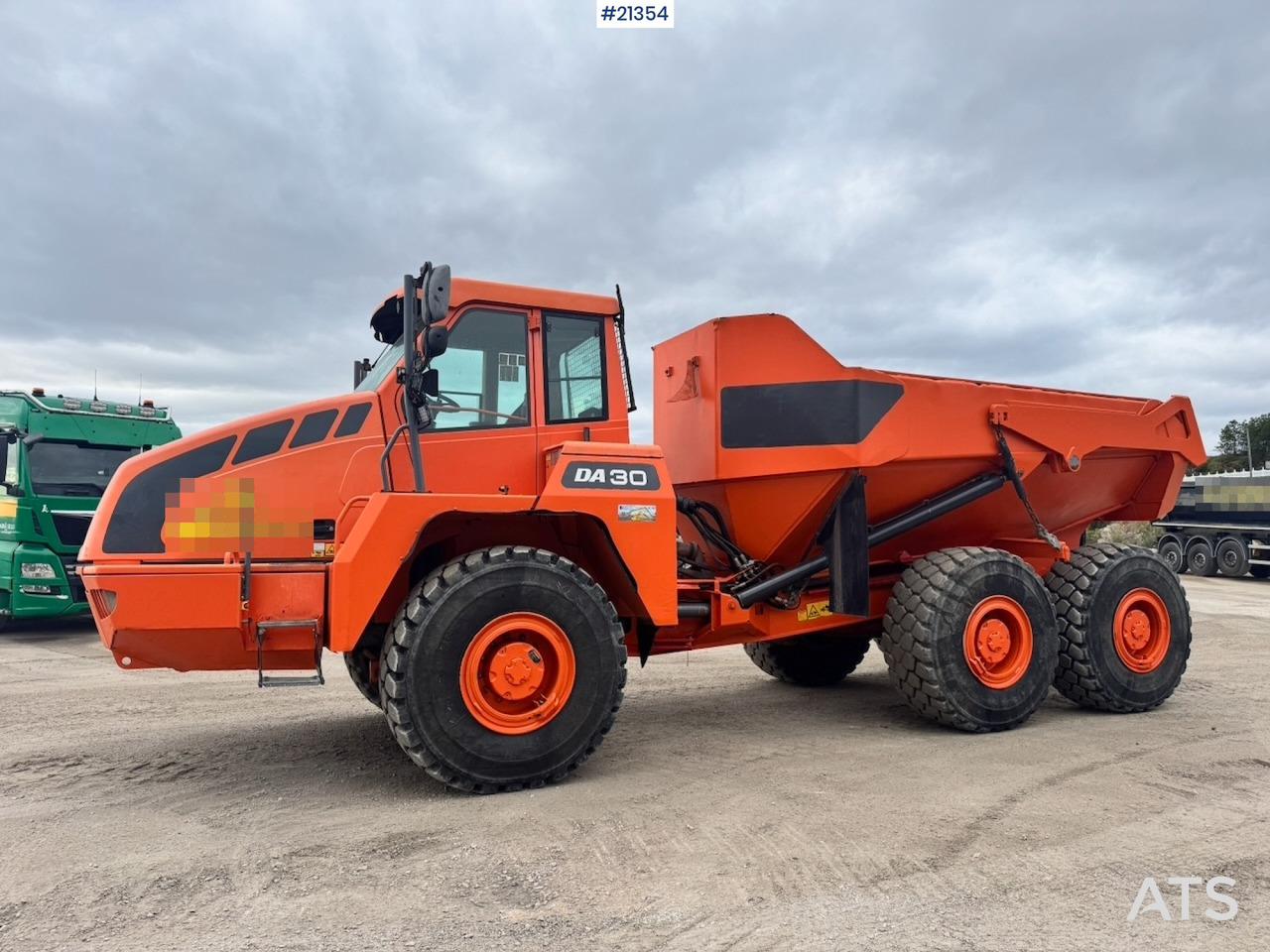 Doosan DA30 - Xe ben đổ có khớp nối: hình 2 Doosan DA30 - Xe ben đổ có khớp nối: hình 2