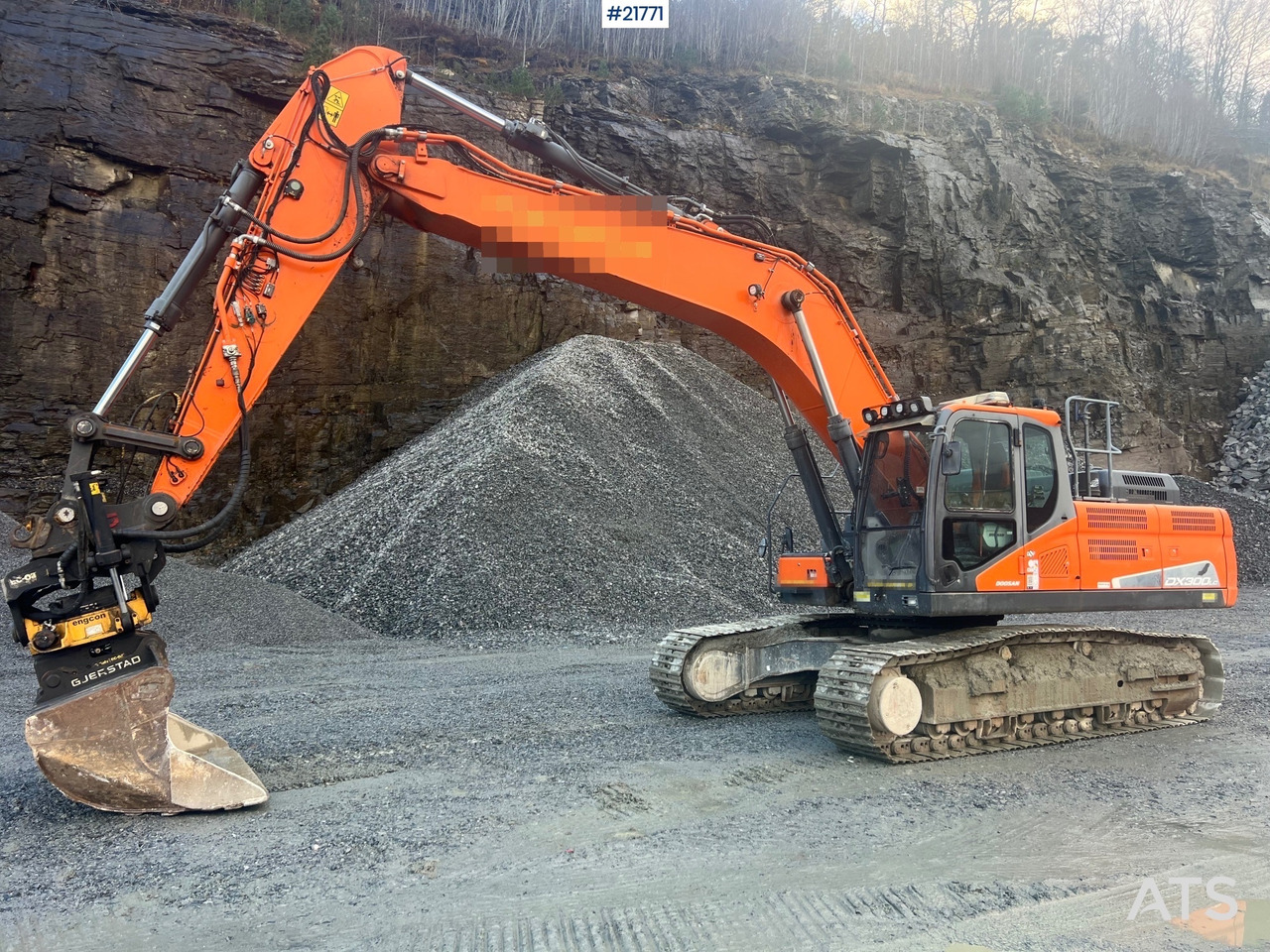 Doosan Dx300lc-5 Gravemaskin m/ rototilt og pusseskuffe - Máy xúc: hình 1 Doosan Dx300lc-5 Gravemaskin m/ rototilt og pusseskuffe - Máy xúc: hình 1