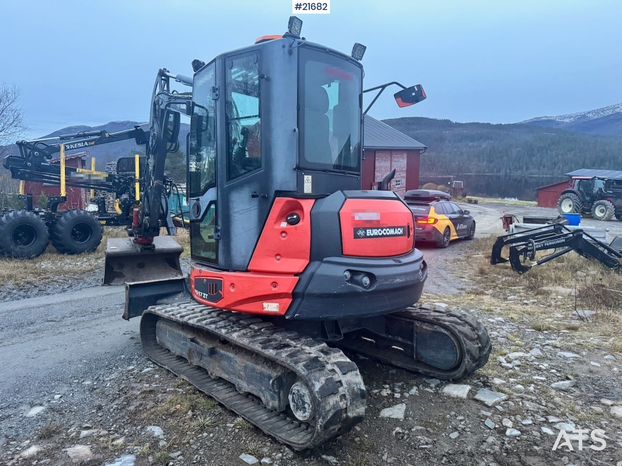 Euromach Eurocomach ES57 Beltegraver m/ Rototilt og 2 skuffer. 1920 timer. - Máy xúc bánh xích: hình 4 Euromach Eurocomach ES57 Beltegraver m/ Rototilt og 2 skuffer. 1920 timer. - Máy xúc bánh xích: hình 4