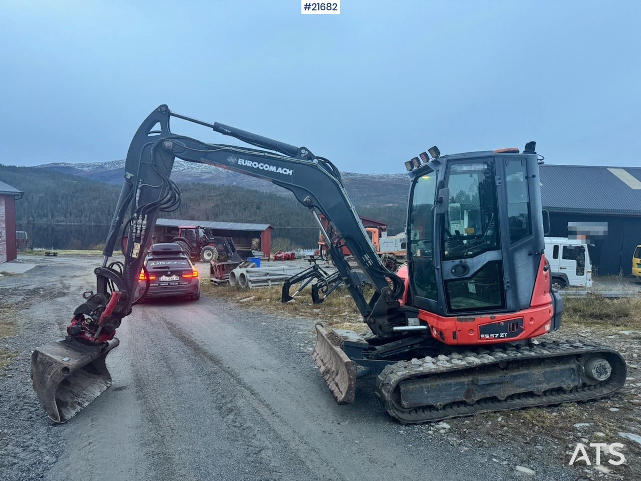 Euromach Eurocomach ES57 Beltegraver m/ Rototilt og 2 skuffer. 1920 timer. - Máy xúc bánh xích: hình 2 Euromach Eurocomach ES57 Beltegraver m/ Rototilt og 2 skuffer. 1920 timer. - Máy xúc bánh xích: hình 2