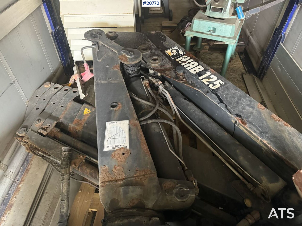 Hiab 125-4 - Cẩu gấp: hình 3 Hiab 125-4 - Cẩu gấp: hình 3