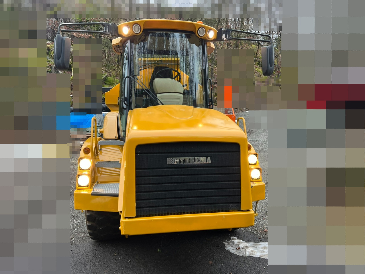 Hydrema 922D Dumper m / hvite skilt - Xe ben đổ: hình 3 Hydrema 922D Dumper m / hvite skilt - Xe ben đổ: hình 3