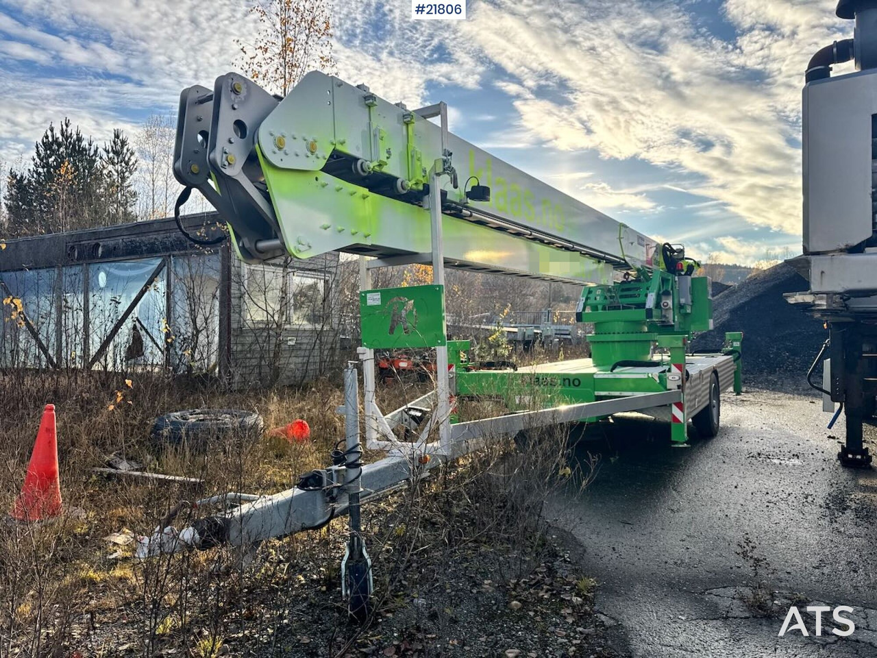 Cần cẩu tháp tự dựng Klaas K21-30 Byggekran. 340 timer!: hình 7