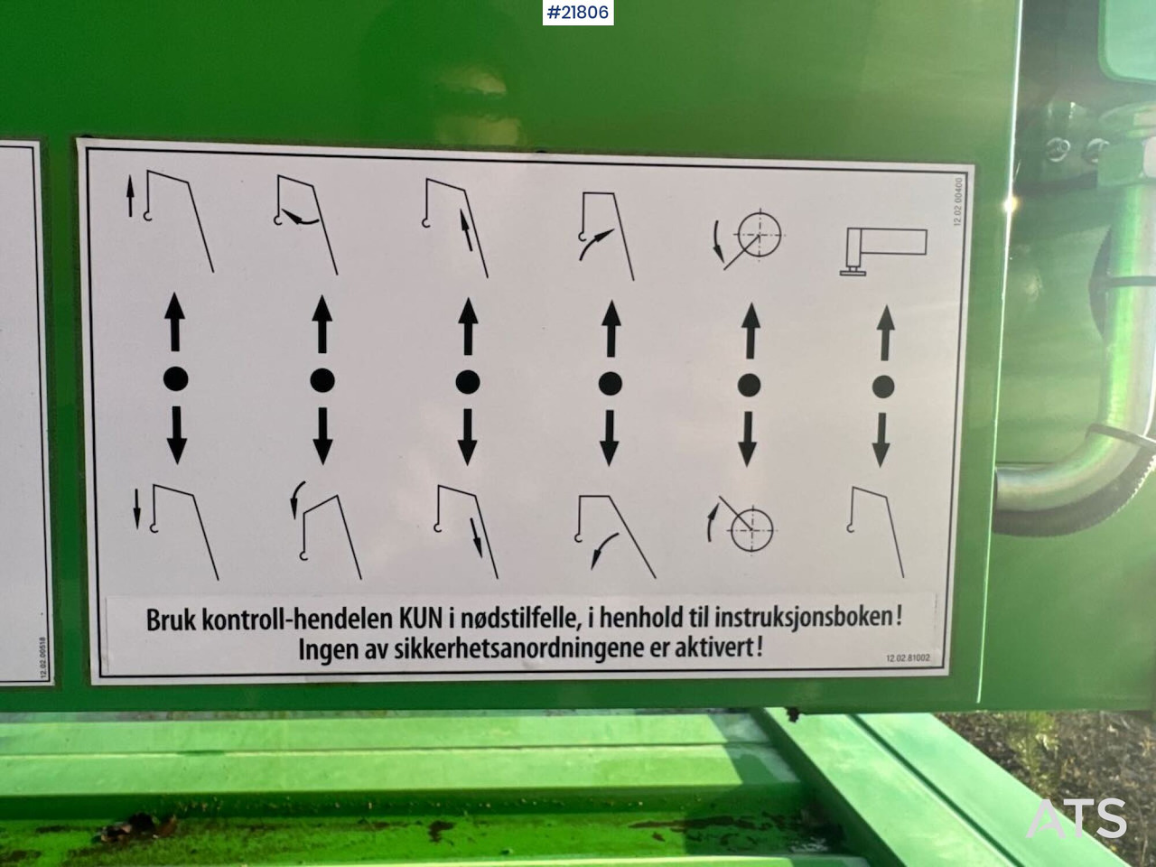 Cần cẩu tháp tự dựng Klaas K21-30 Byggekran. 340 timer!: hình 19