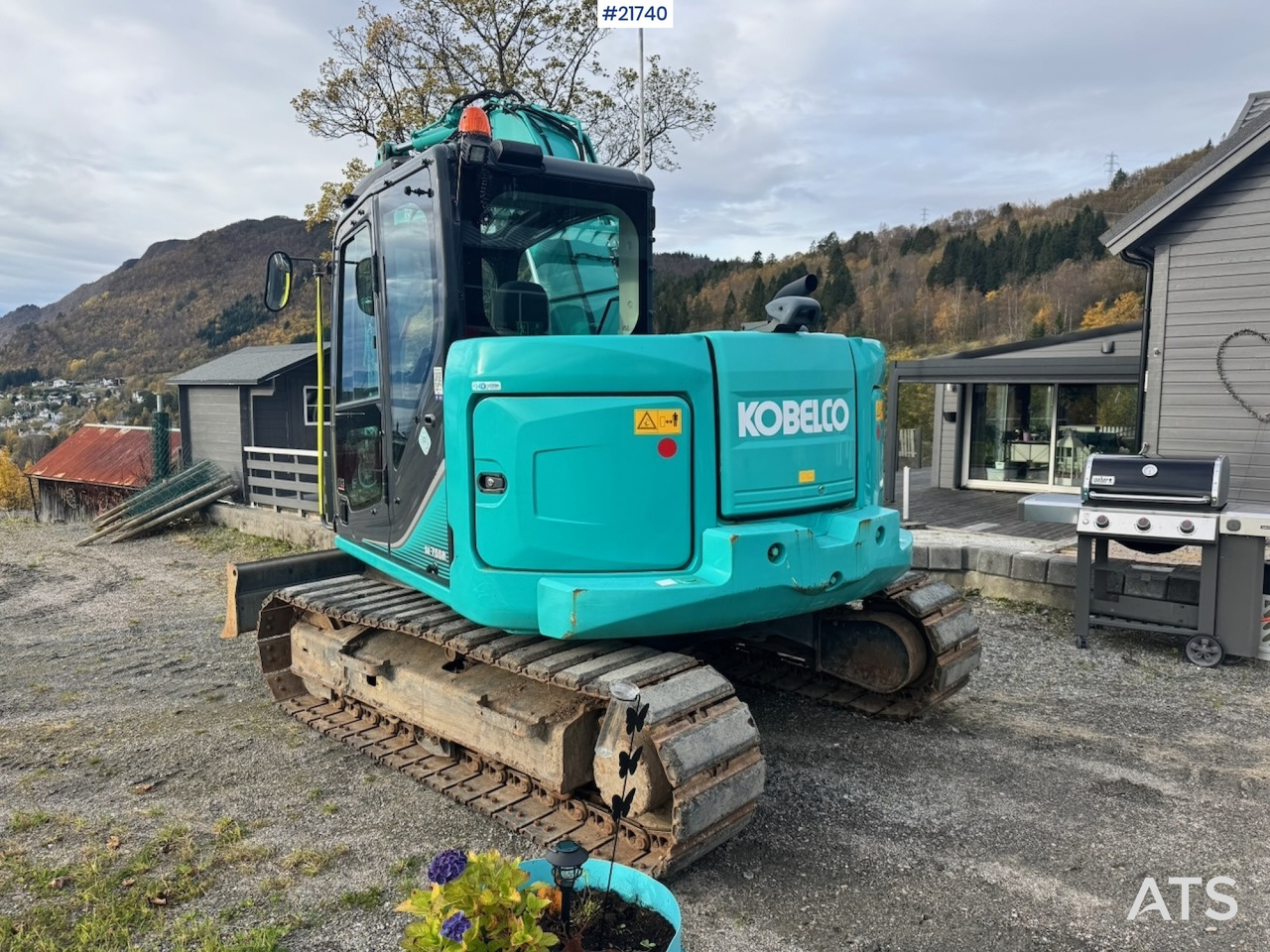 Kobelco 2018 Kobelco SK75SR-3E m/ Rototilt, 2 skuffer og Klype. 1850 timer! - Máy xúc bánh xích: hình 5 Kobelco 2018 Kobelco SK75SR-3E m/ Rototilt, 2 skuffer og Klype. 1850 timer! - Máy xúc bánh xích: hình 5