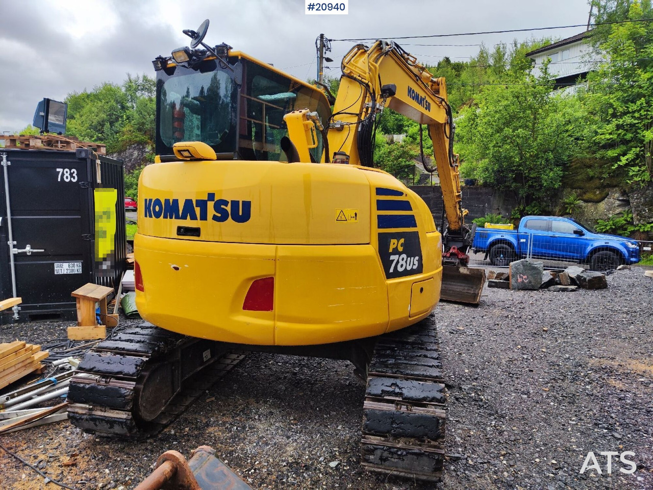 Komatsu PC78US-10 - Máy xúc bánh xích: hình 5 Komatsu PC78US-10 - Máy xúc bánh xích: hình 5