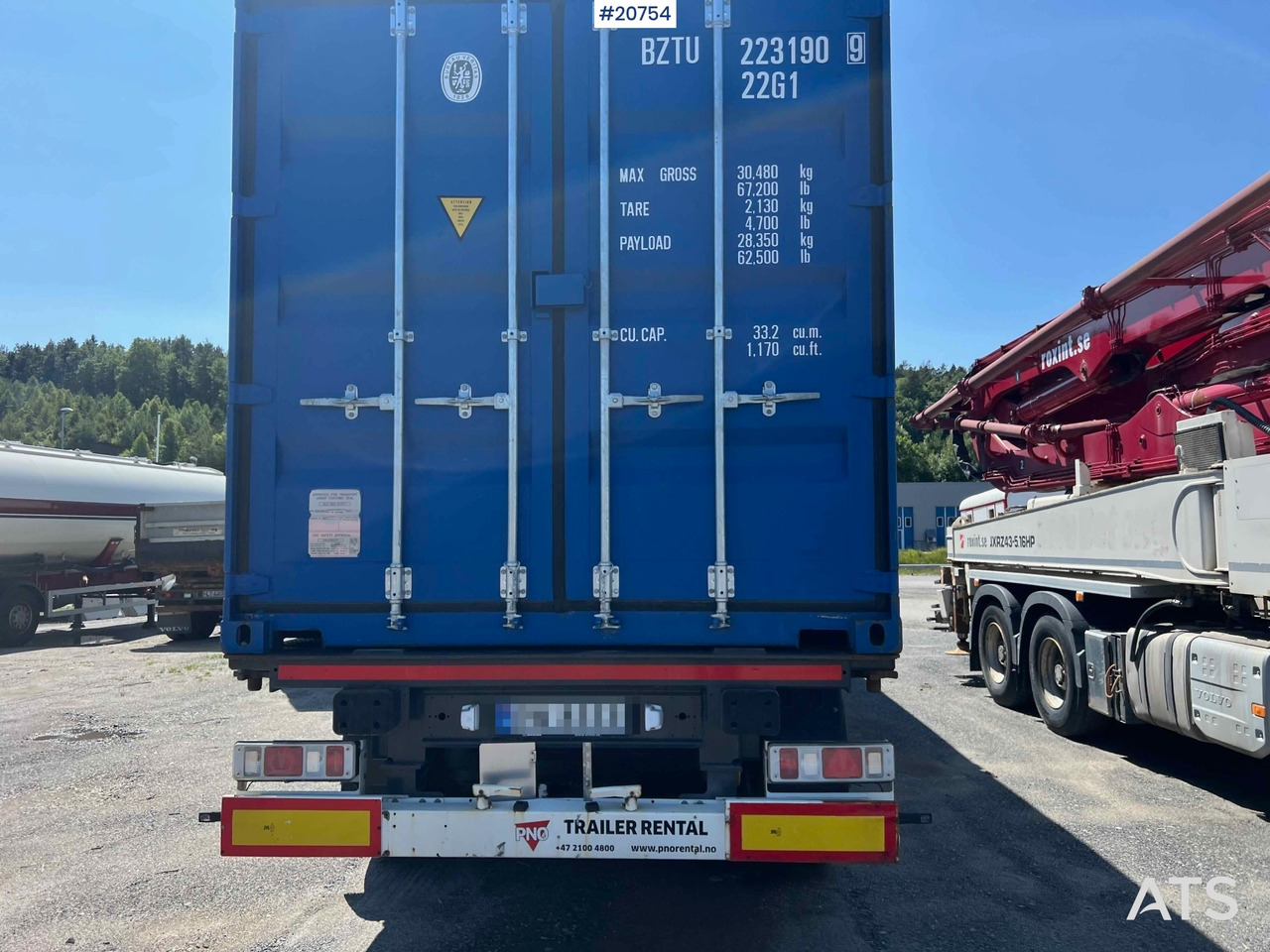 Krone containerhenger - Xe chở container/ Sơ mi rơ moóc hoán đổi thân: hình 5 Krone containerhenger - Xe chở container/ Sơ mi rơ moóc hoán đổi thân: hình 5