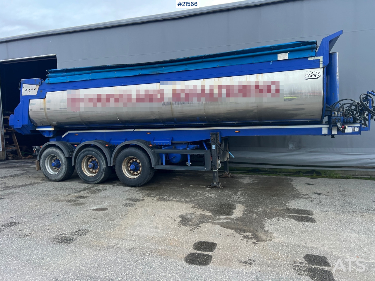 Langendorf 3 akslet asfaltsemi m/ Hydraulsik kapell - Rơ moóc ben: hình 2 Langendorf 3 akslet asfaltsemi m/ Hydraulsik kapell - Rơ moóc ben: hình 2