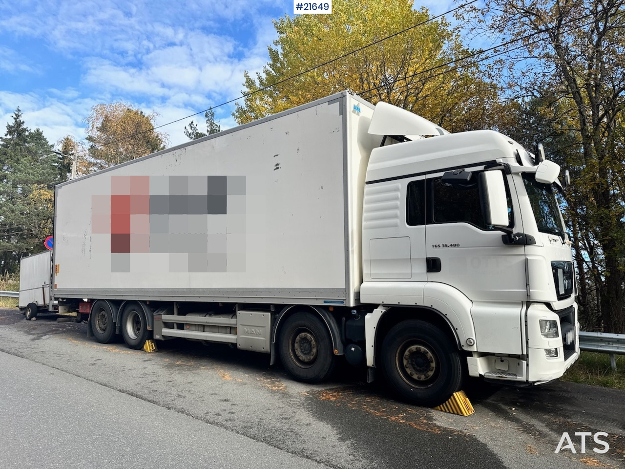 MAN MAN TGS 35.480 8x2 Skapbil m/ Full sideåpning. - Xe tải hộp: hình 4 MAN MAN TGS 35.480 8x2 Skapbil m/ Full sideåpning. - Xe tải hộp: hình 4