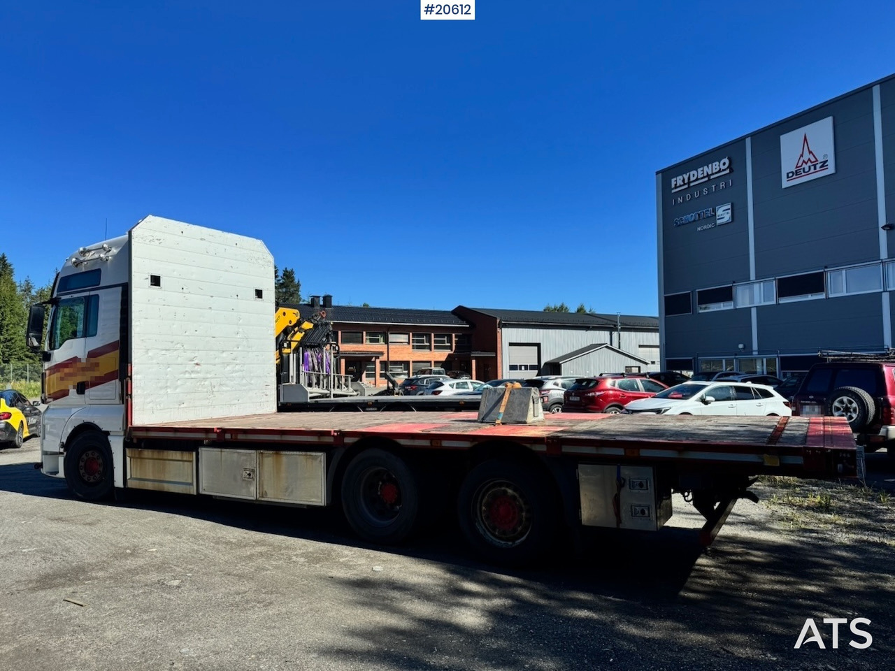 MAN TGX 580 - Xe tải thùng lửng/ Phẳng: hình 3 MAN TGX 580 - Xe tải thùng lửng/ Phẳng: hình 3