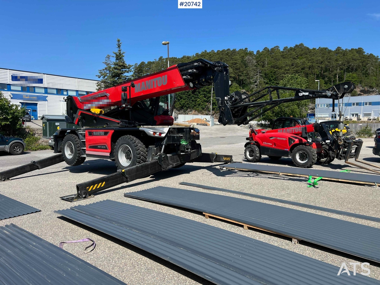 Xe nhấc hình viễn vọng kính Manitou MRT 3570: hình 11