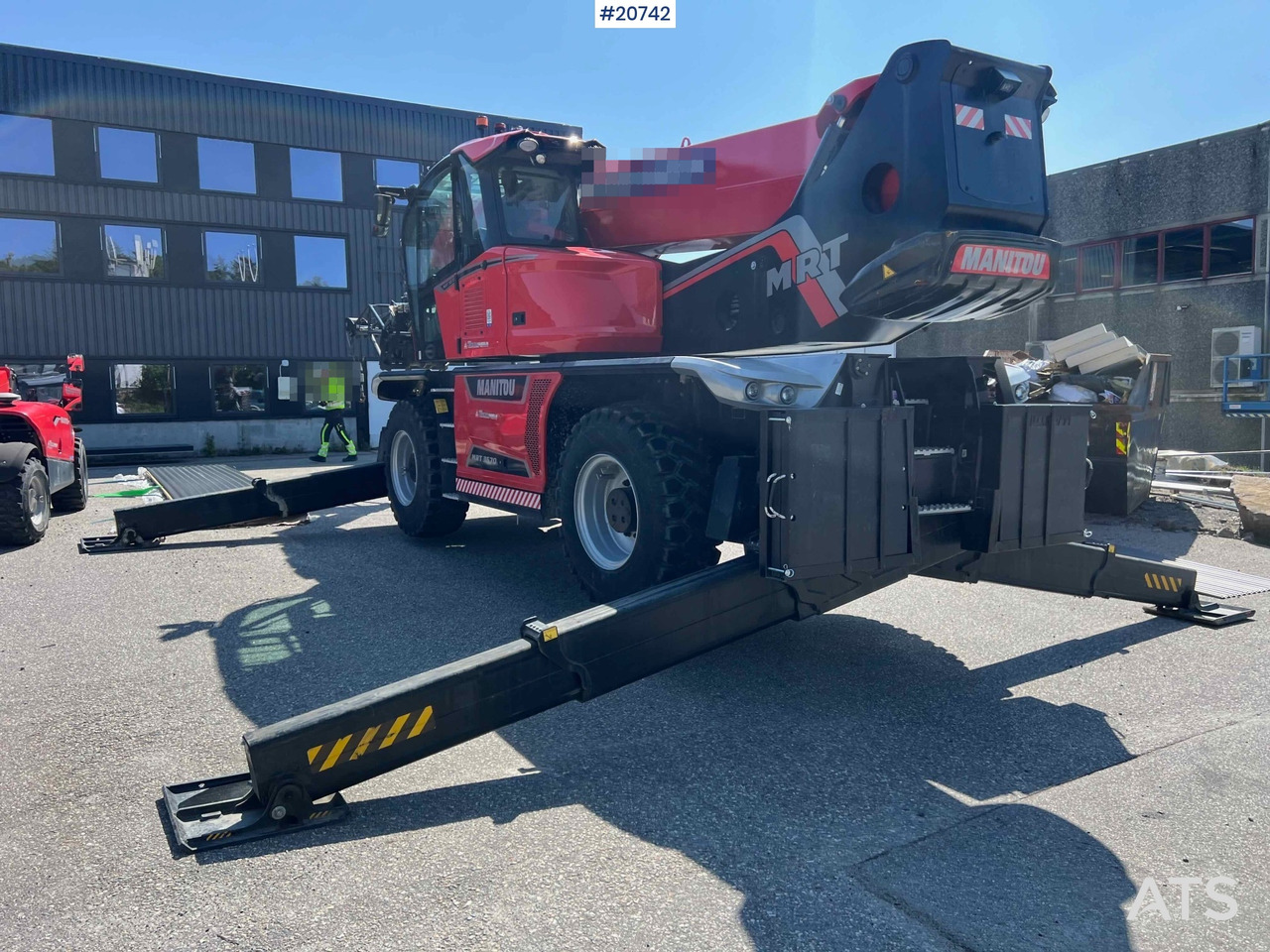 Xe nhấc hình viễn vọng kính Manitou MRT 3570: hình 19