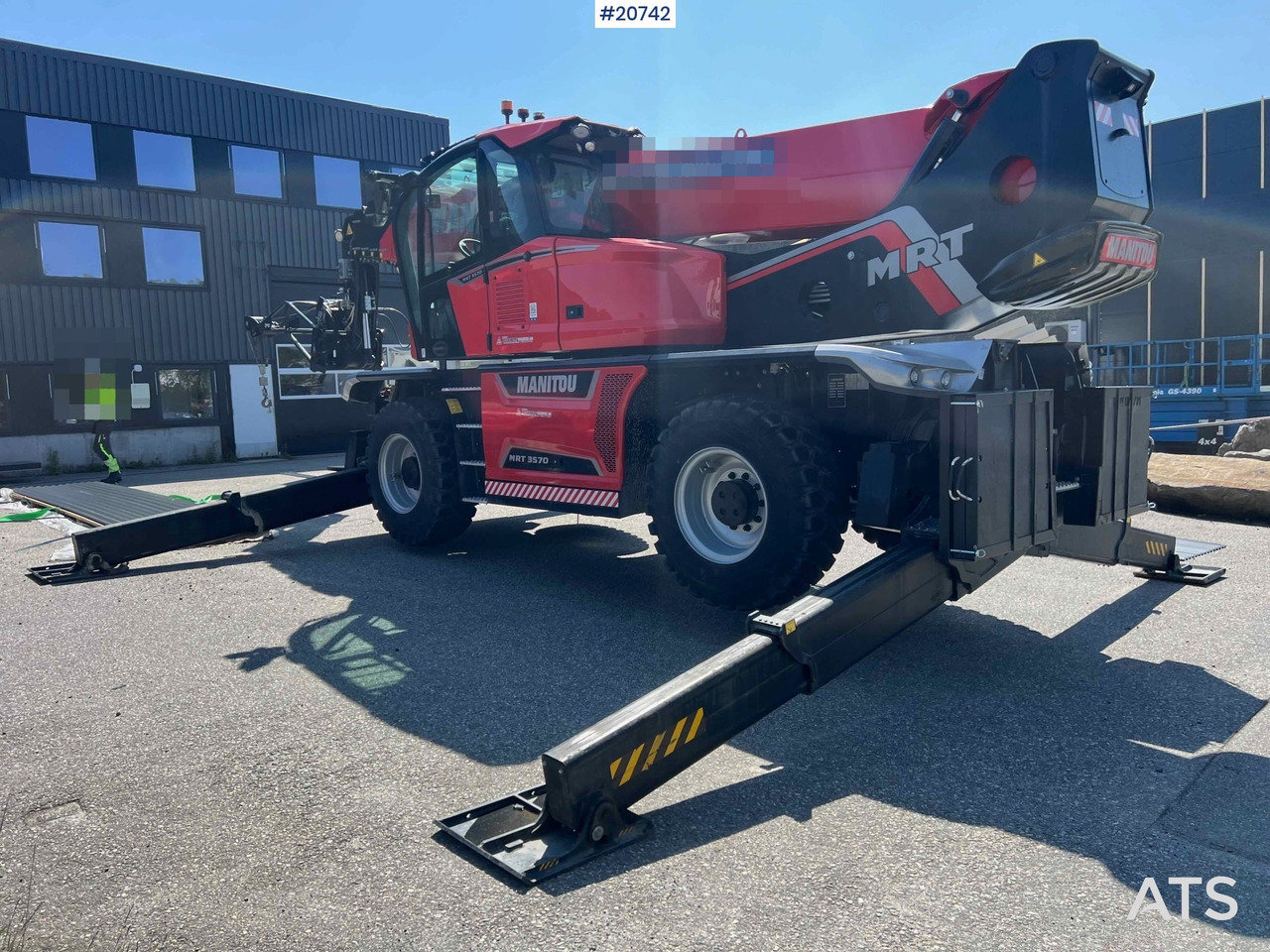 Xe nhấc hình viễn vọng kính Manitou MRT 3570: hình 21