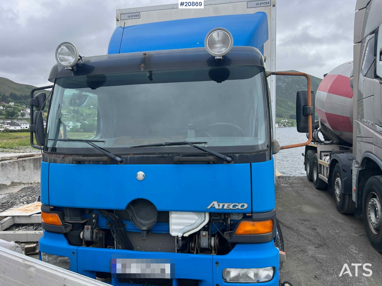 Mercedes 1523 4x2 skapbil m/ full sideåpning og lift Rep.objekt - Xe tải hộp: hình 2 Mercedes 1523 4x2 skapbil m/ full sideåpning og lift Rep.objekt - Xe tải hộp: hình 2