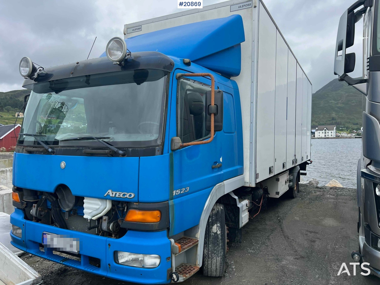 Mercedes 1523 4x2 skapbil m/ full sideåpning og lift Rep.objekt - Xe tải hộp: hình 1 Mercedes 1523 4x2 skapbil m/ full sideåpning og lift Rep.objekt - Xe tải hộp: hình 1