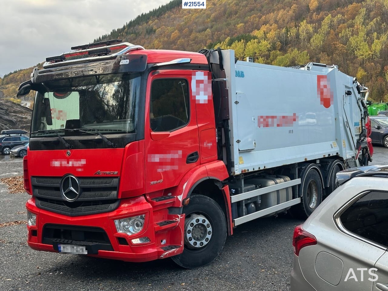 Mercedes Actros 2543 6x2 2 – kammers komprimatorbil m/ 2020 JOAB Anaconda twin påbygg - Xe tải chở rác: hình 1 Mercedes Actros 2543 6x2 2 – kammers komprimatorbil m/ 2020 JOAB Anaconda twin påbygg - Xe tải chở rác: hình 1
