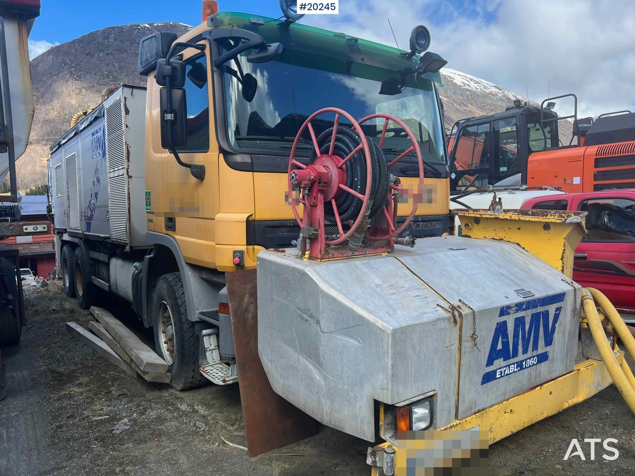 Mercedes Actros 2641 6x4 M/ 2008 AMV 7450 Betong sprøyterigg påbygg - Xe bơm bê tông: hình 1 Mercedes Actros 2641 6x4 M/ 2008 AMV 7450 Betong sprøyterigg påbygg - Xe bơm bê tông: hình 1