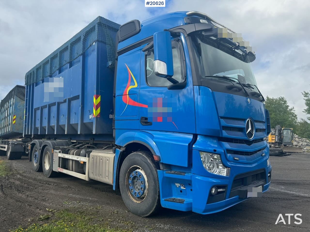 Mercedes Actros - Xe tải nâng móc: hình 1 Mercedes Actros - Xe tải nâng móc: hình 1