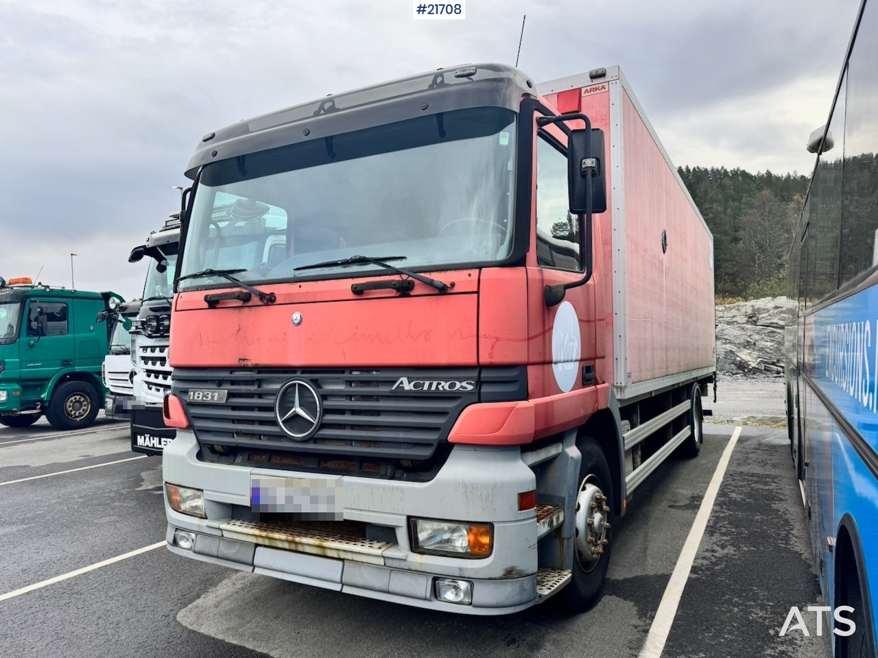 Mercedes Mercedes Actros 1831 4x2 Skapbil. Eu-godkjent og 282 000 km! - Xe tải hộp: hình 1 Mercedes Mercedes Actros 1831 4x2 Skapbil. Eu-godkjent og 282 000 km! - Xe tải hộp: hình 1