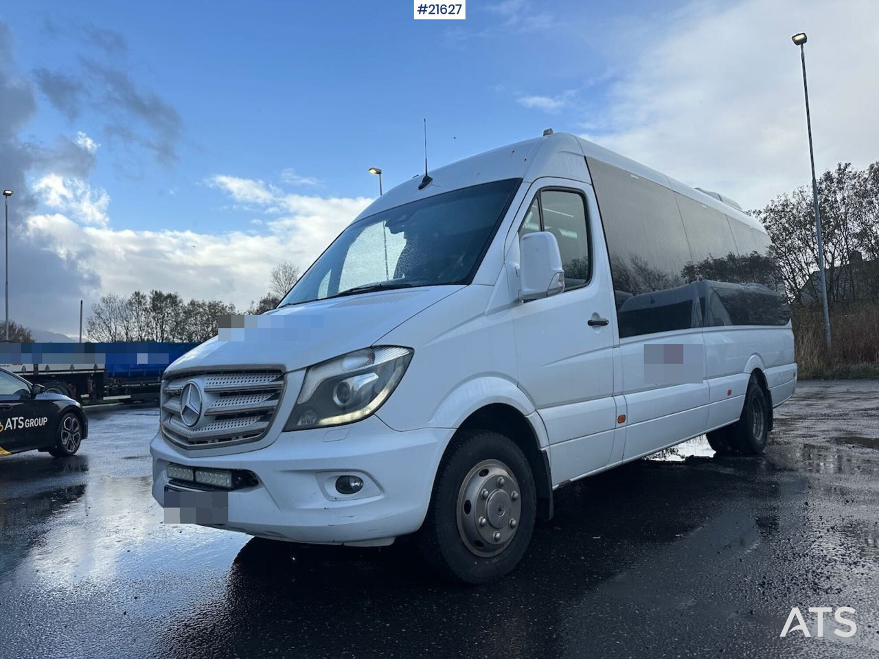 Mercedes Sprinter minibuss 4x2 m/ 16+1 seter, rullestolrampe og handikap plass. - Xe bus mini, Xe van chở khách: hình 1 Mercedes Sprinter minibuss 4x2 m/ 16+1 seter, rullestolrampe og handikap plass. - Xe bus mini, Xe van chở khách: hình 1
