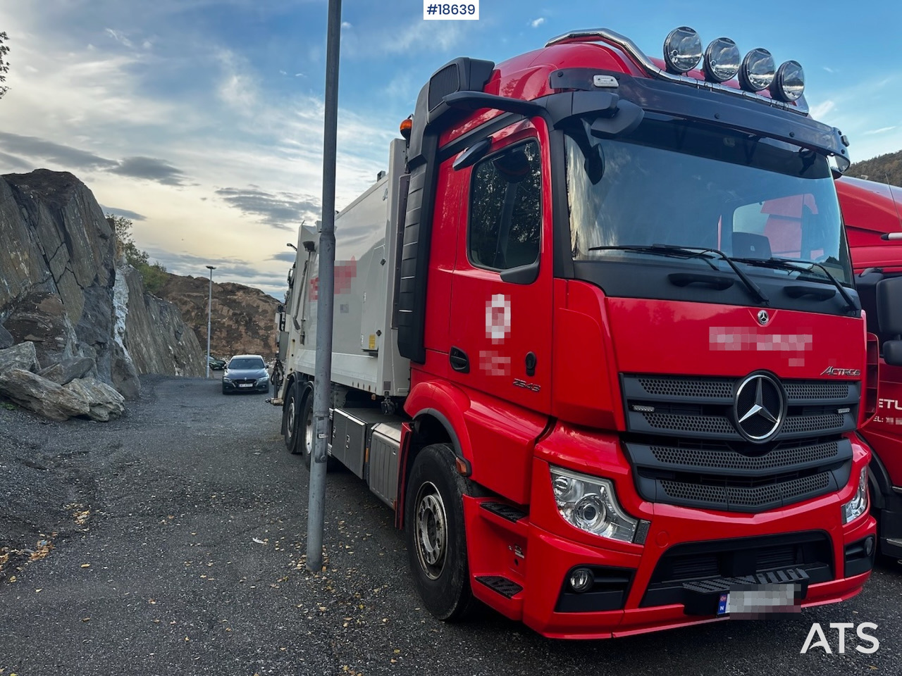 Mercedes actros 2543L - Xe tải chở rác: hình 1 Mercedes actros 2543L - Xe tải chở rác: hình 1