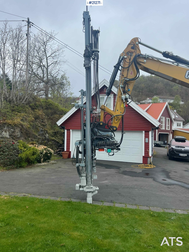 Montabert micro borretårn betydelig oppgradert m/ hc25 hammer og stangskifter - Giàn khoan: hình 2 Montabert micro borretårn betydelig oppgradert m/ hc25 hammer og stangskifter - Giàn khoan: hình 2