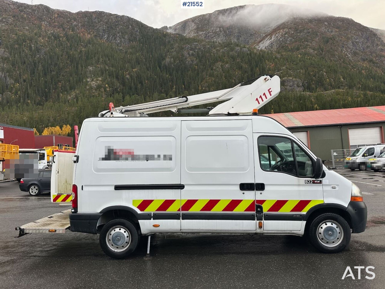 Renault Master liftbil m/ France Elevateur løftekurv. SE VIDEO - Nền bục trên không gắn trên xe tải, Xe van chở hàng: hình 5 Renault Master liftbil m/ France Elevateur løftekurv. SE VIDEO - Nền bục trên không gắn trên xe tải, Xe van chở hàng: hình 5