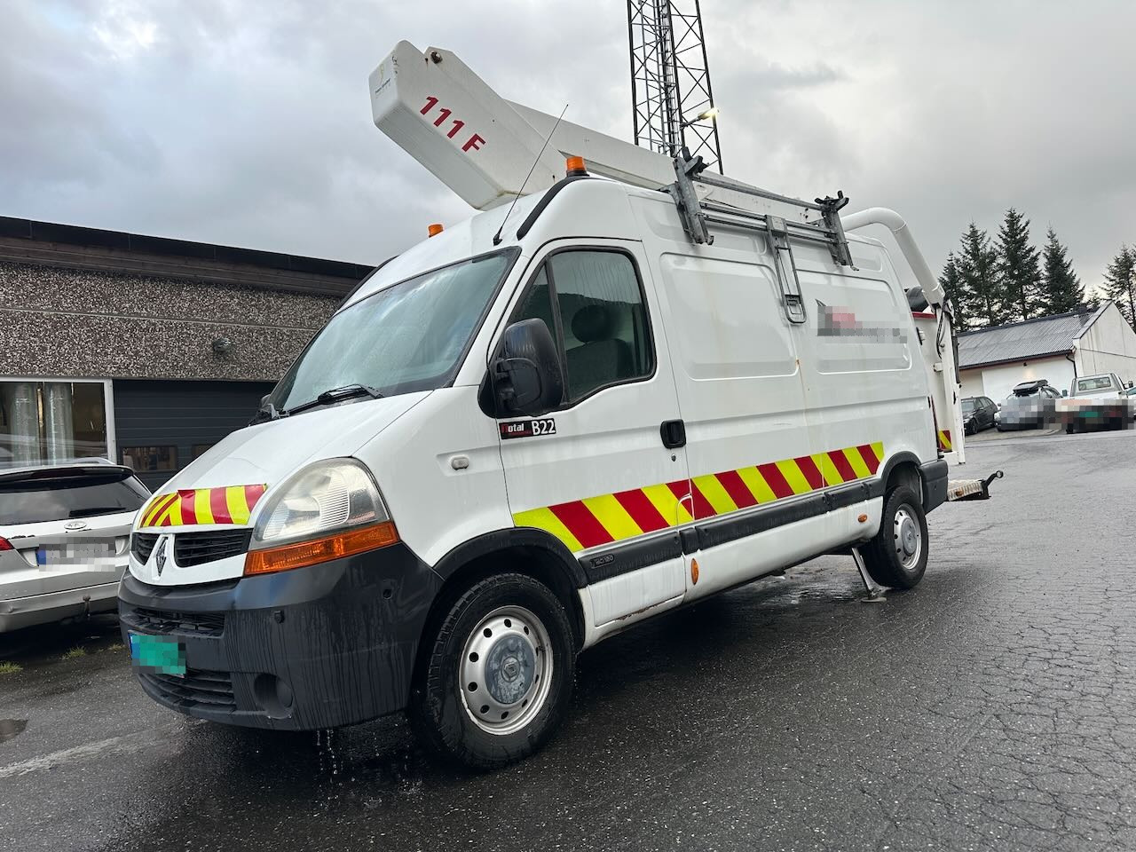 Renault Master liftbil m/ France Elevateur løftekurv. SE VIDEO - Nền bục trên không gắn trên xe tải, Xe van chở hàng: hình 1 Renault Master liftbil m/ France Elevateur løftekurv. SE VIDEO - Nền bục trên không gắn trên xe tải, Xe van chở hàng: hình 1
