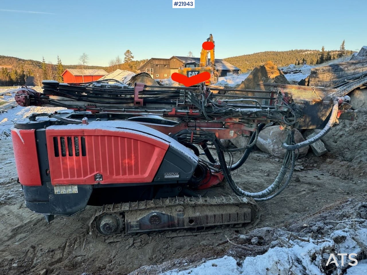Sandvik Dino DC400RI Borerigg. Overhalt motor og hammer SE VIDEO - Giàn khoan: hình 1 Sandvik Dino DC400RI Borerigg. Overhalt motor og hammer SE VIDEO - Giàn khoan: hình 1
