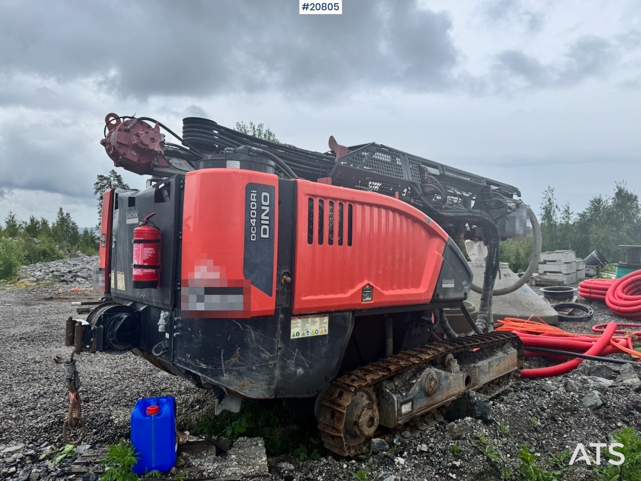 Sandvik Dino DC400RI - Giàn khoan: hình 5 Sandvik Dino DC400RI - Giàn khoan: hình 5