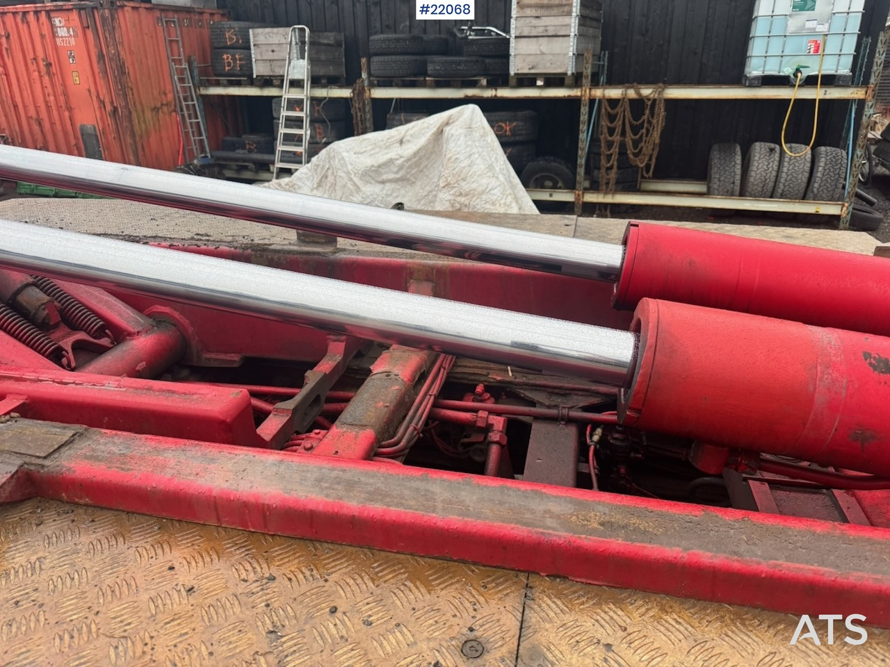 Xe tải nâng móc Scania 2003 Scania R164 580 8x2 Tridem Krokbil: hình 18