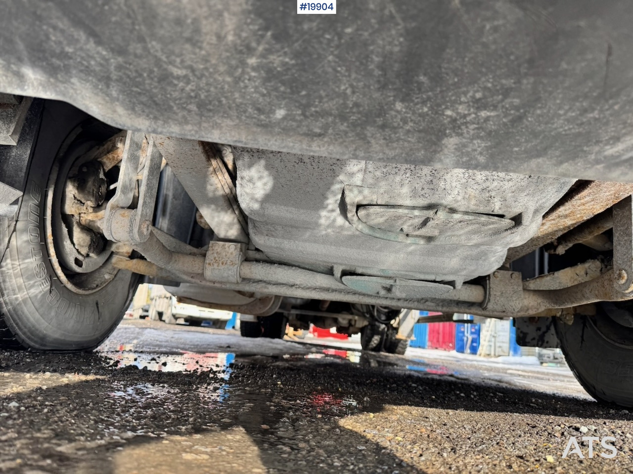 Nền bục trên không gắn trên xe tải Scania P114: hình 9