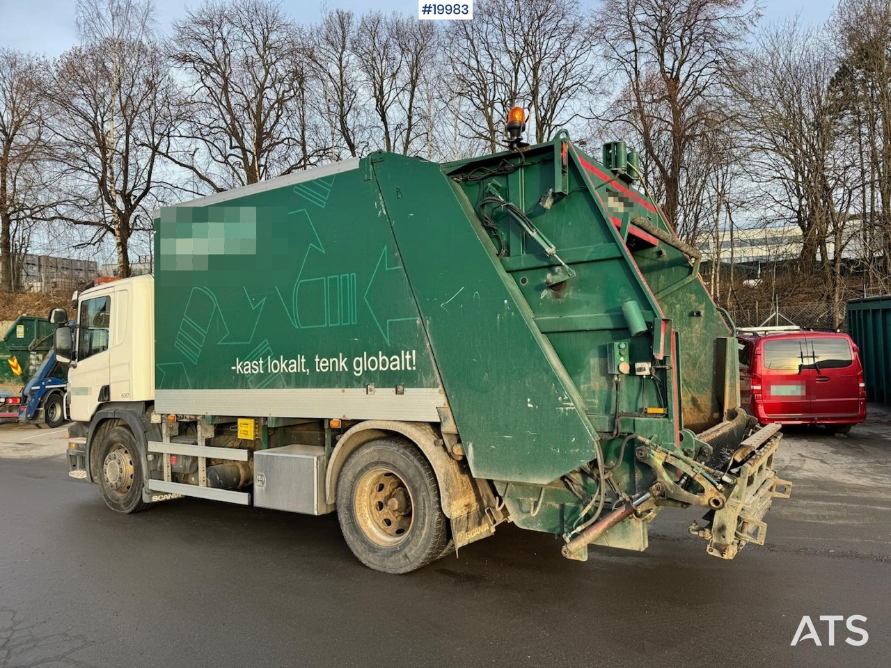Scania P280 - Xe tải chở rác: hình 2 Scania P280 - Xe tải chở rác: hình 2