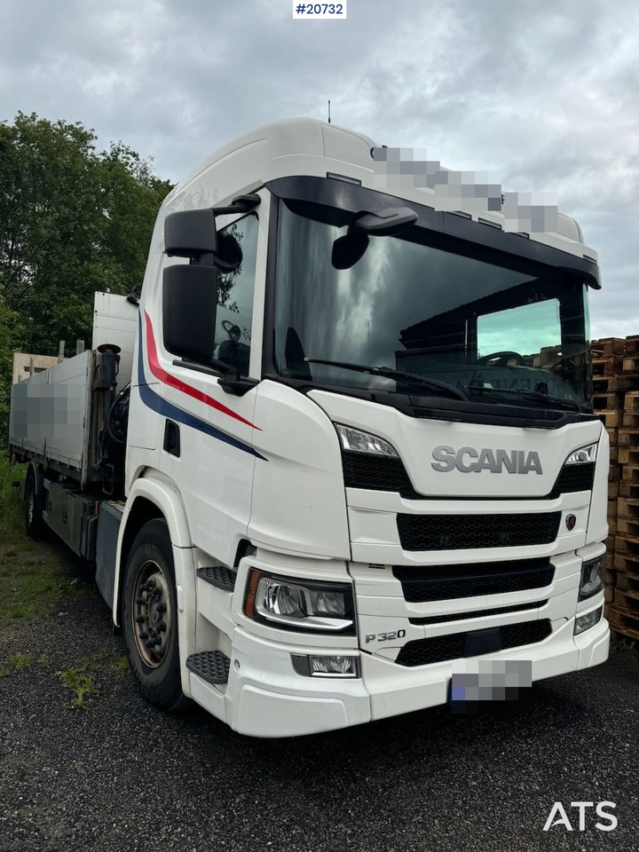 Scania P320 - Xe cẩu tự hành, Xe tải thùng lửng/ Phẳng: hình 1 Scania P320 - Xe cẩu tự hành, Xe tải thùng lửng/ Phẳng: hình 1