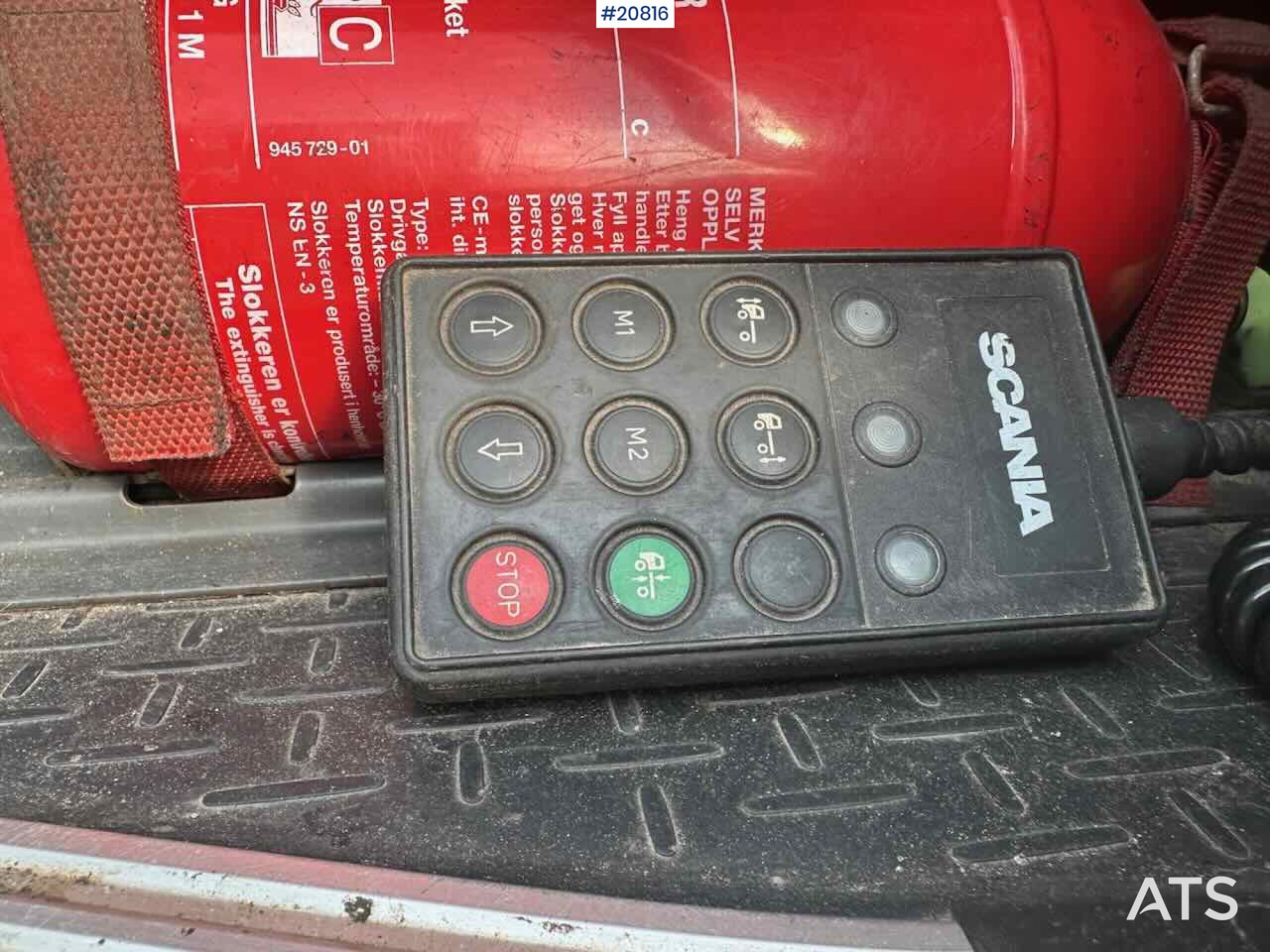 Xe tải hộp Scania R480 3 akslet conatinerbil m/ lift: hình 26