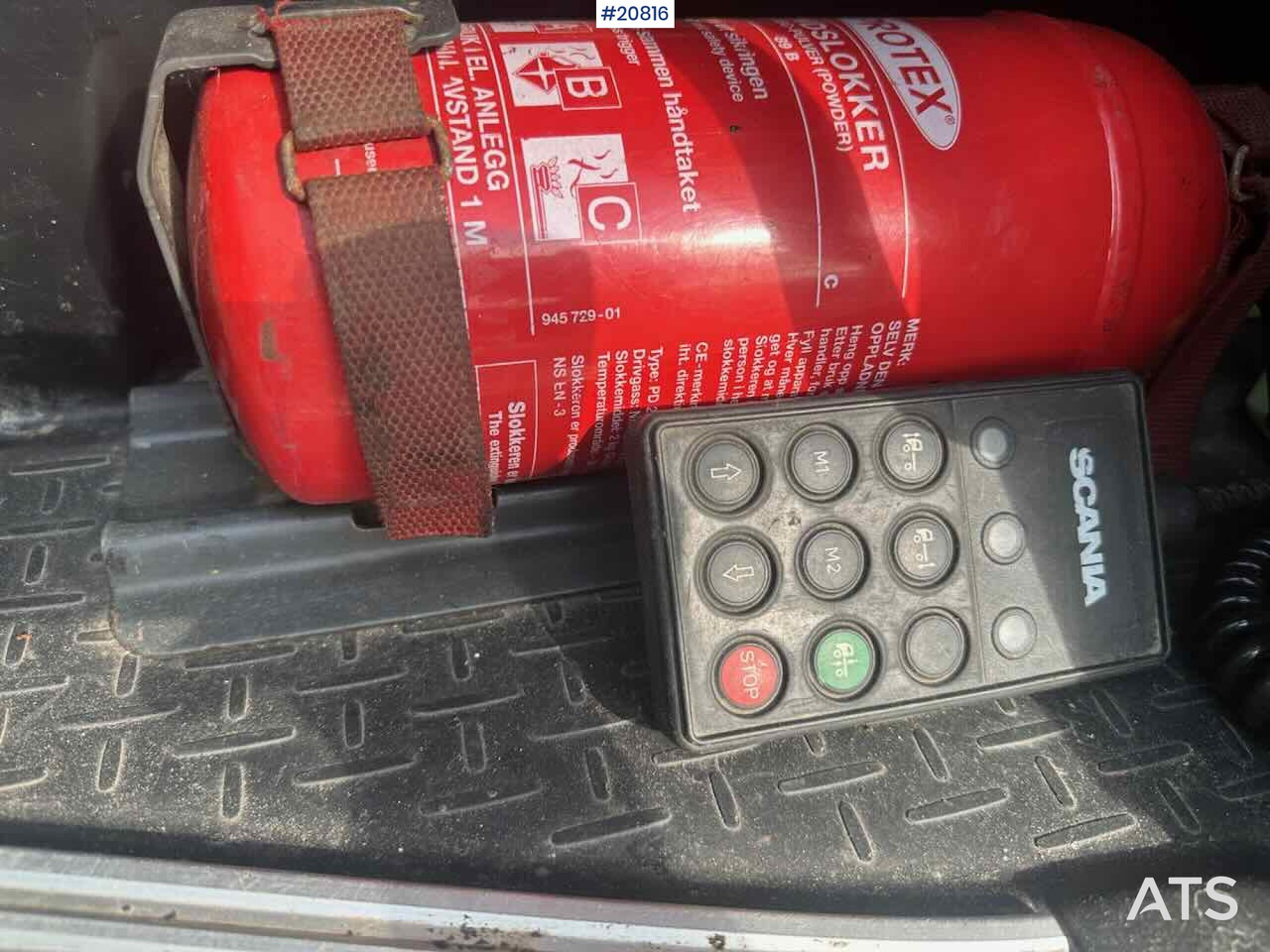 Xe tải hộp Scania R480 3 akslet conatinerbil m/ lift: hình 38