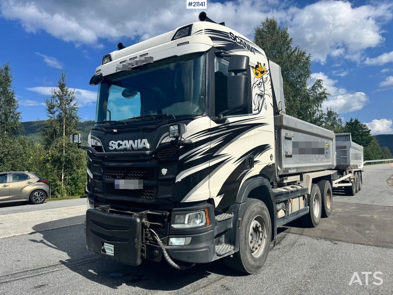 Scania R580 - Xe ben: hình 2 Scania R580 - Xe ben: hình 2