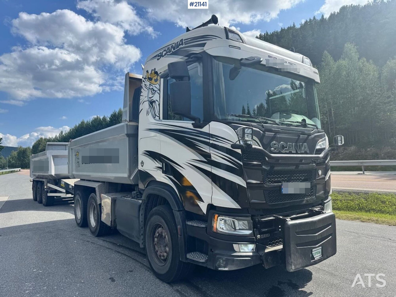 Scania R580 - Xe ben: hình 4 Scania R580 - Xe ben: hình 4