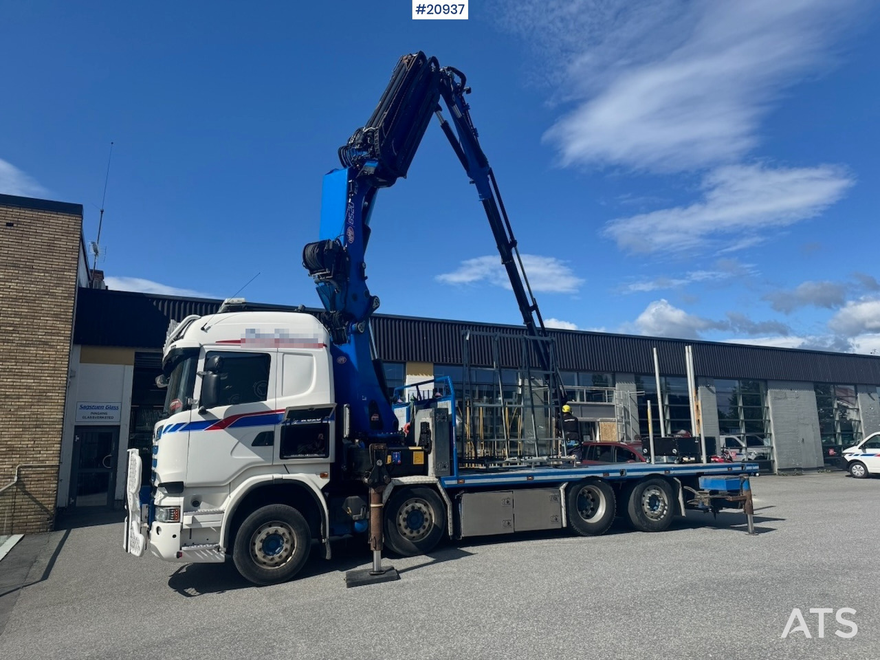 Scania R620 - Xe tải thùng lửng/ Phẳng, Xe cẩu tự hành: hình 1 Scania R620 - Xe tải thùng lửng/ Phẳng, Xe cẩu tự hành: hình 1