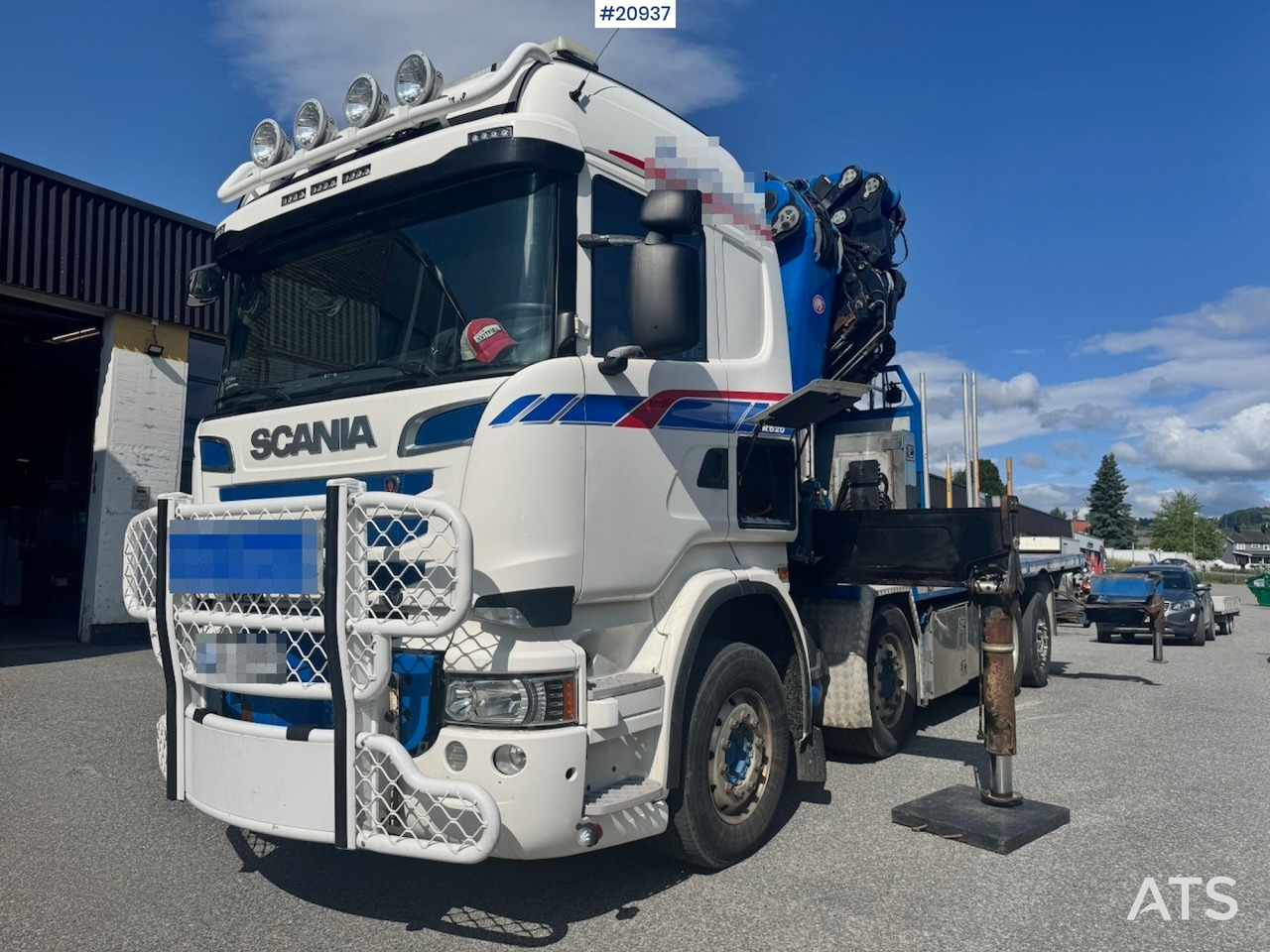 Scania R620 - Xe tải thùng lửng/ Phẳng, Xe cẩu tự hành: hình 3 Scania R620 - Xe tải thùng lửng/ Phẳng, Xe cẩu tự hành: hình 3