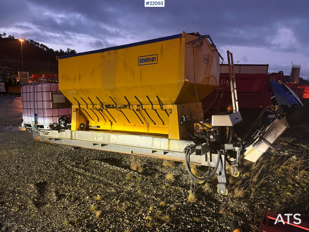 Schmidt Stratos B70C-30 salt/sand strøer m/ krokramme - Máy dàn trải cát/ Muối: hình 1 Schmidt Stratos B70C-30 salt/sand strøer m/ krokramme - Máy dàn trải cát/ Muối: hình 1