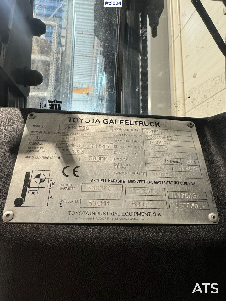 Cho thuê Toyota 7FBMF30 Motvektstruck Toyota 7FBMF30 Motvektstruck: hình 22 Cho thuê Toyota 7FBMF30 Motvektstruck Toyota 7FBMF30 Motvektstruck: hình 22