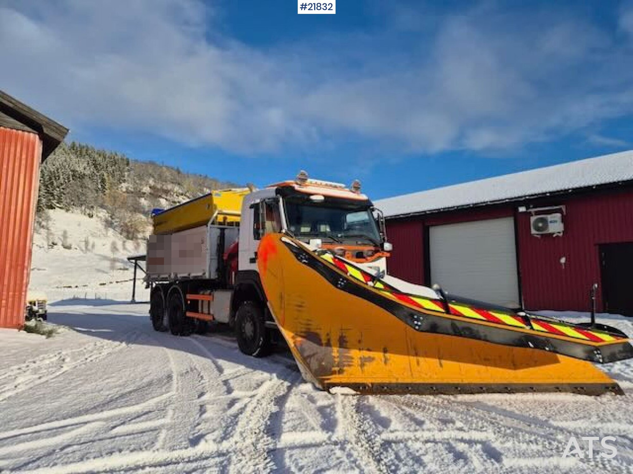 Volvo 2019 Volvo FMX 6x6 brøyterigget tippbil m/ 9,5 t/m kran, 2 sett dekk og lettkasse - Xe ben: hình 5 Volvo 2019 Volvo FMX 6x6 brøyterigget tippbil m/ 9,5 t/m kran, 2 sett dekk og lettkasse - Xe ben: hình 5