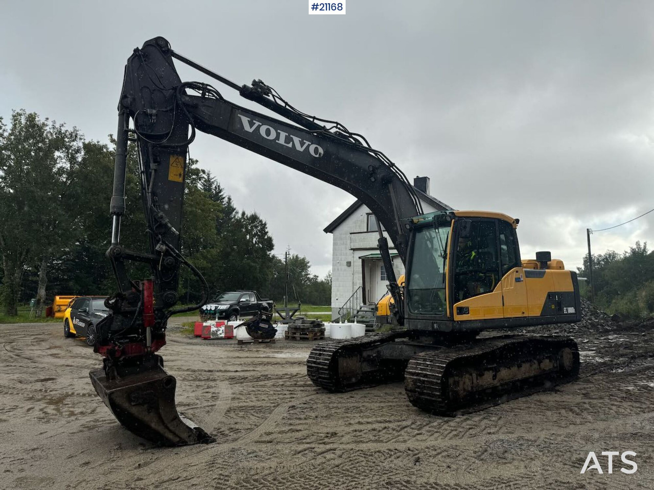 Volvo EC180DL - Máy xúc bánh xích: hình 4 Volvo EC180DL - Máy xúc bánh xích: hình 4